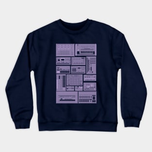 Drum Machine for Electronic Musician Crewneck Sweatshirt